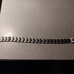 Stainless Steel Copper Mineral Bracelet