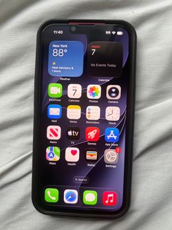 Unlocked iPhone 13 128GB Red with OtterBox Case + Screen Protector
