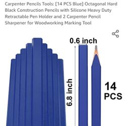 Blue Carpenter Pencils