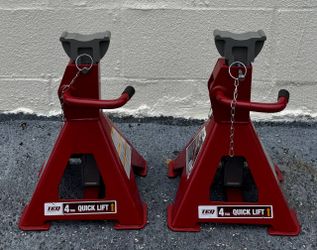Jack Stands 4 Ton Quick Lift – Pair, New – TEQ Correct