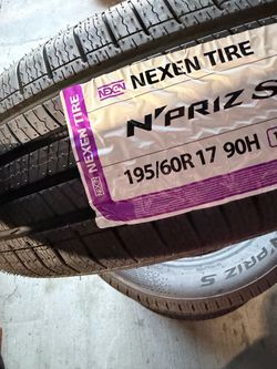 4 (NEW) NEXEN tires 195/60r17