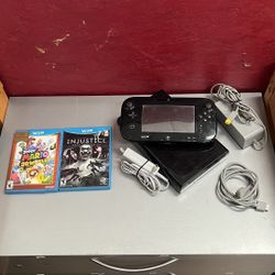 Nintendo Wii U 32GB Console Complete Bundle + Gamepad Works 