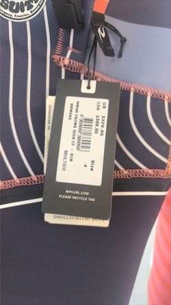 Rip Curl Womenās E-Bomb 3/2mm Front Zip Wetsuit ā Size 4 ā Brand New w/ Tags