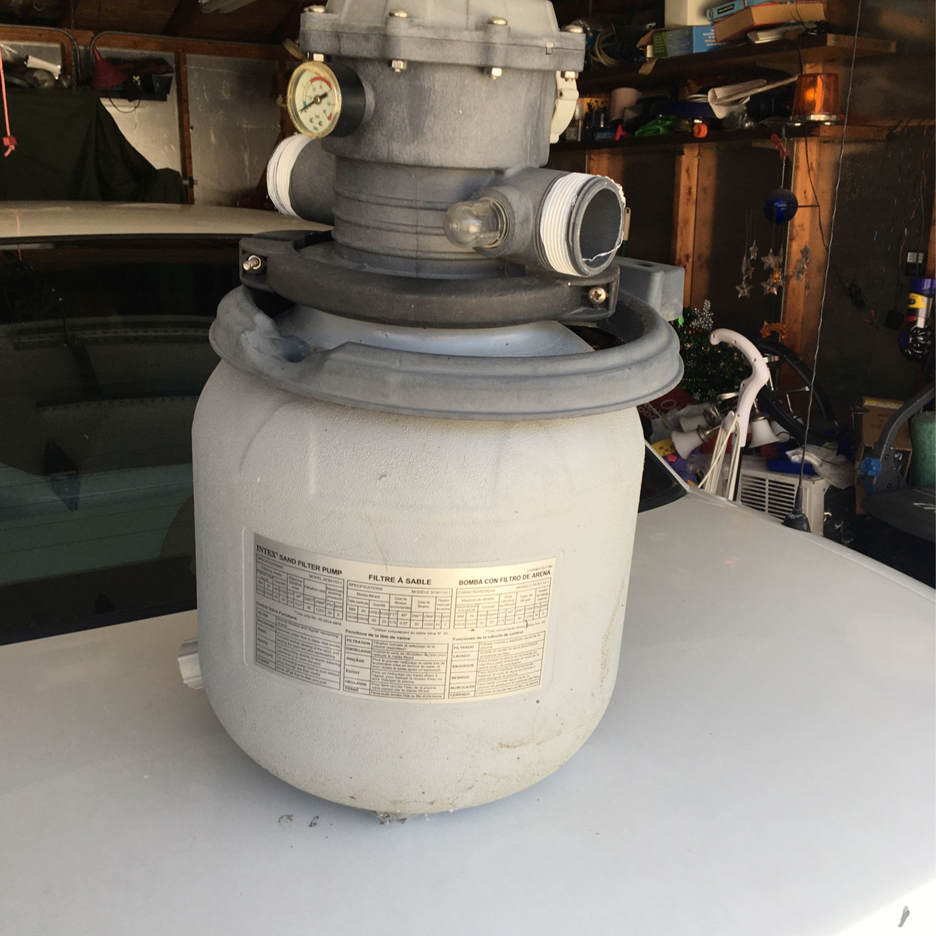 INTEL sand filter with the top $95