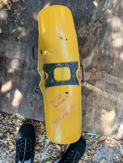 94-03 Honda Magna 750 OEM Front Fender in Yellow