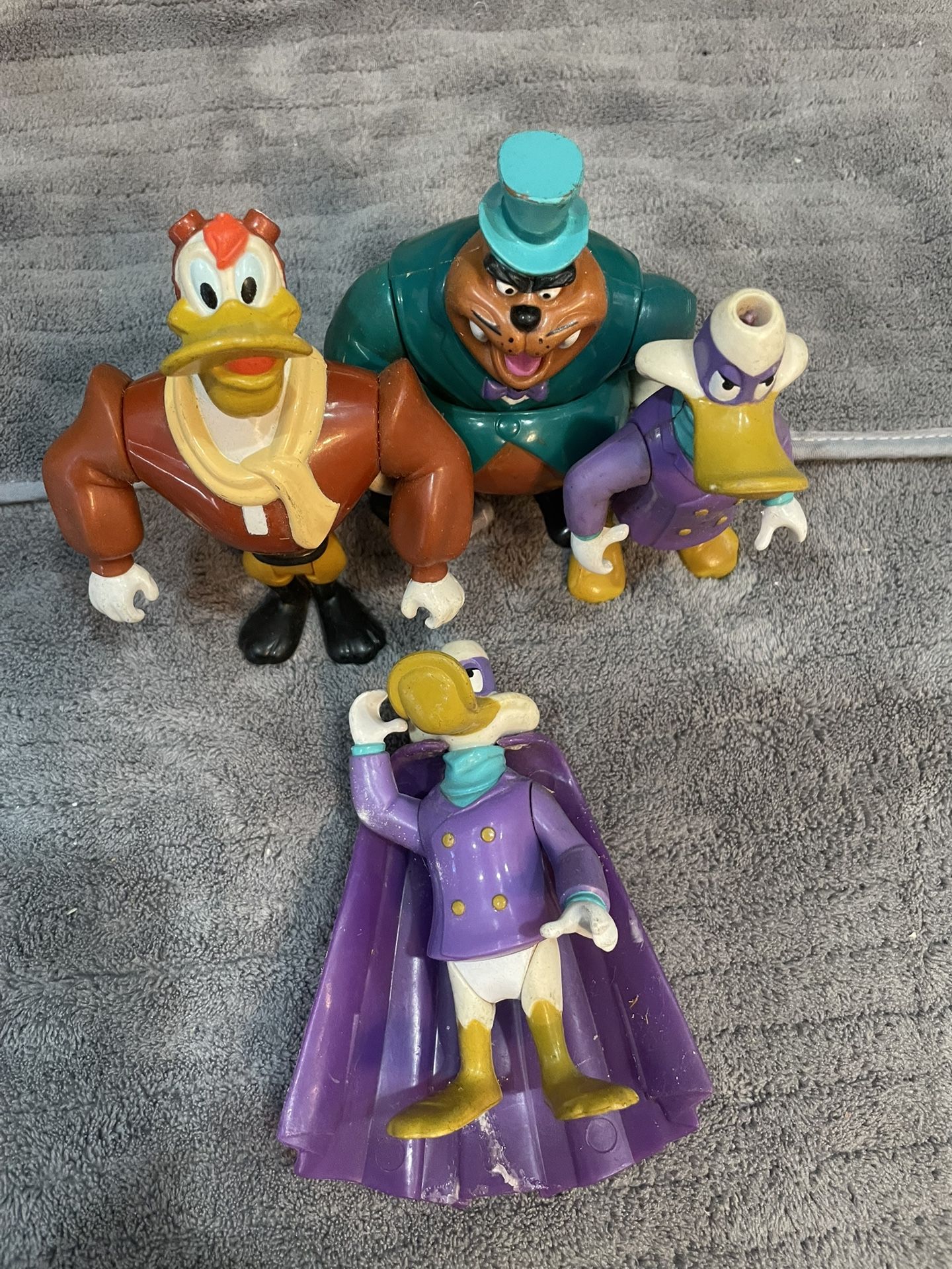 1991 Playmates Darkwing Duck Launchpad Toy Figurine Lot