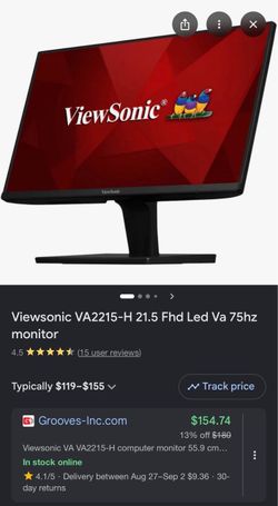 Viewsonic Monitor (Gaming) “22 inch”