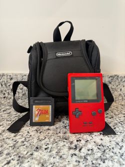 Nintendo Game Boy Pocket + Zelda Link’s Awakening DX + Carrying Bag