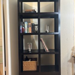 Mid Century Modern Bookshelf/ Decorative Shelving 
