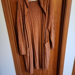Camel Color Cardigan Sweater