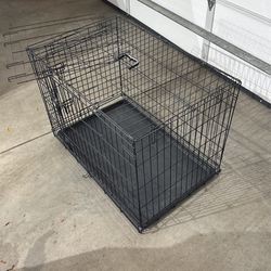 Large Kennel 36x22x22 Foldable With Removable Divider