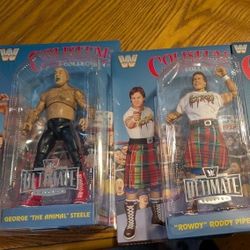 WWE Coliseum Collection Roddy Piper George Animal Steele New In Box