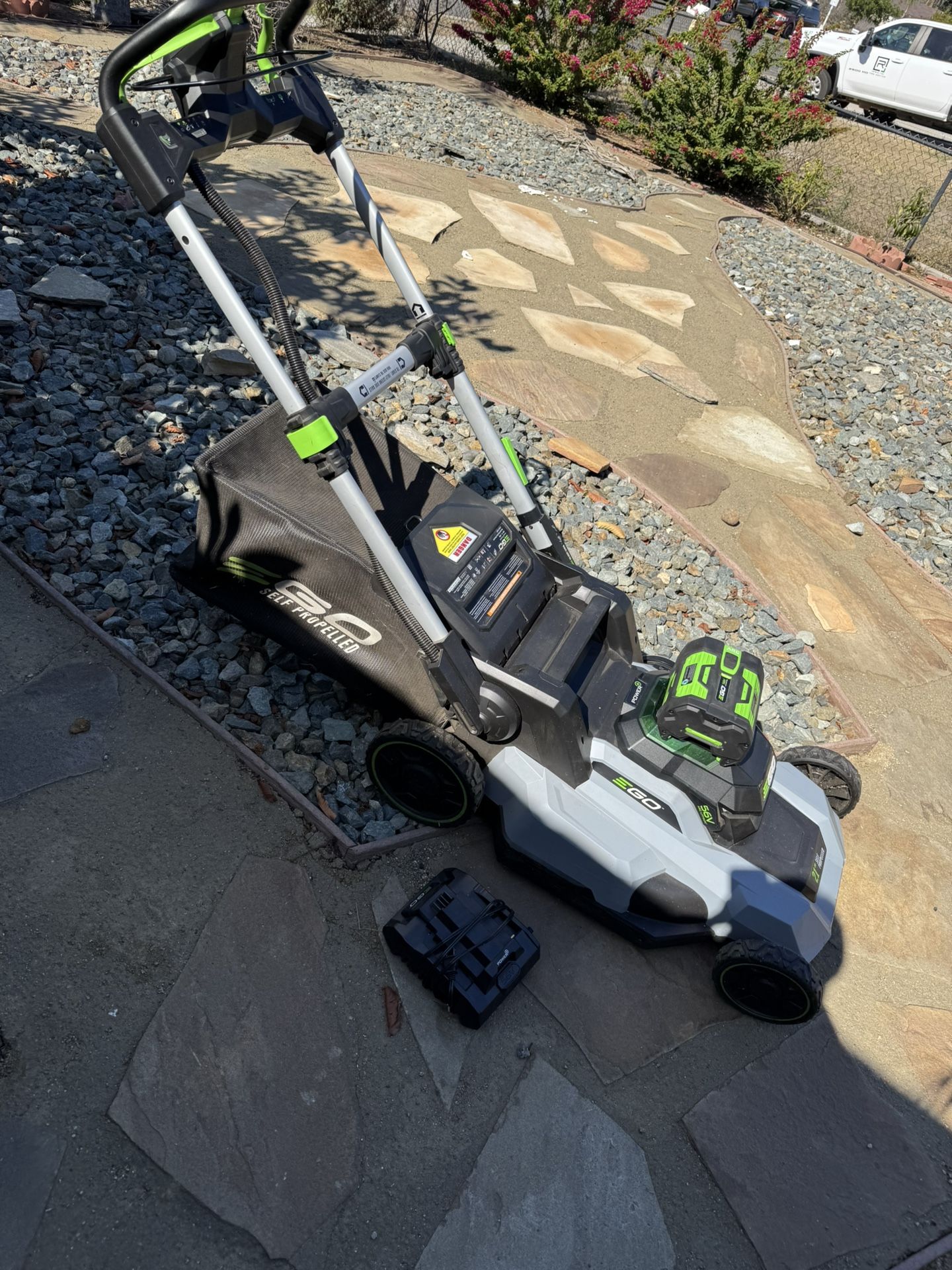 EGO 56V 21in Self Propelled Mower With Battery And Charger