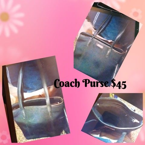 Black Coach Purse Like New