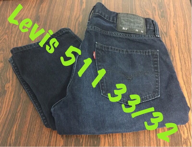 $68 Levi's 511 Classic Jeans 33/32