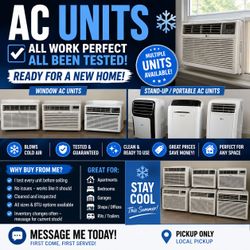 Window and Portable AC Units