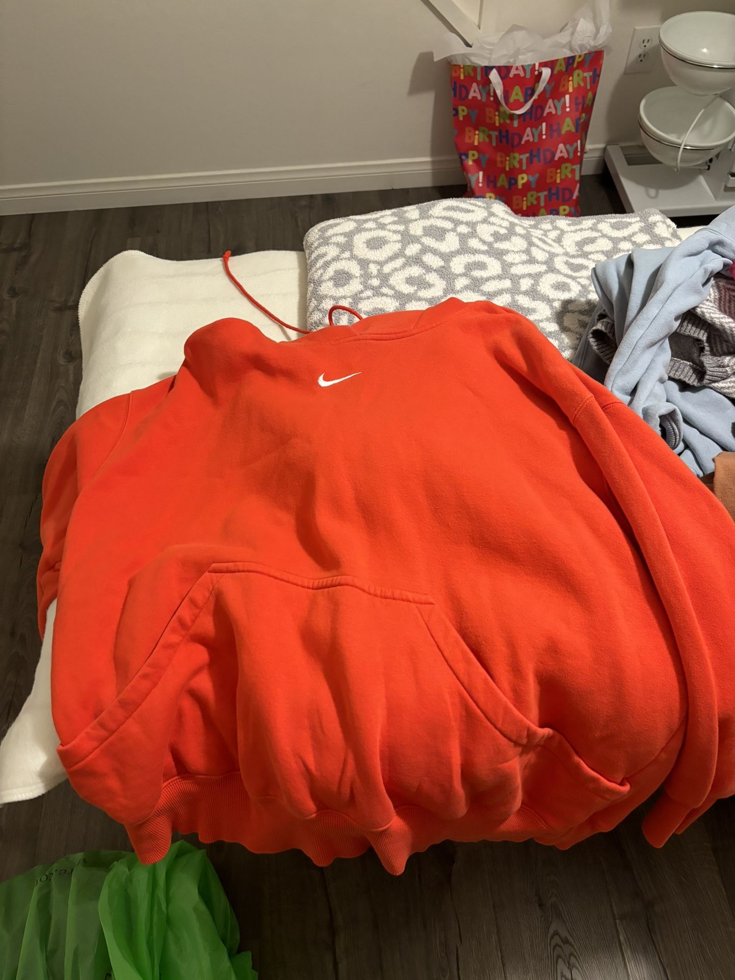 Orange nike hoodie