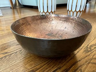 Roost Hammered Copper Bowl