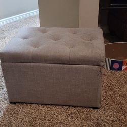 Foot Stool With Storage