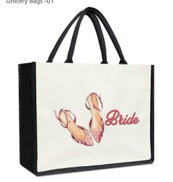 Bride tote bag