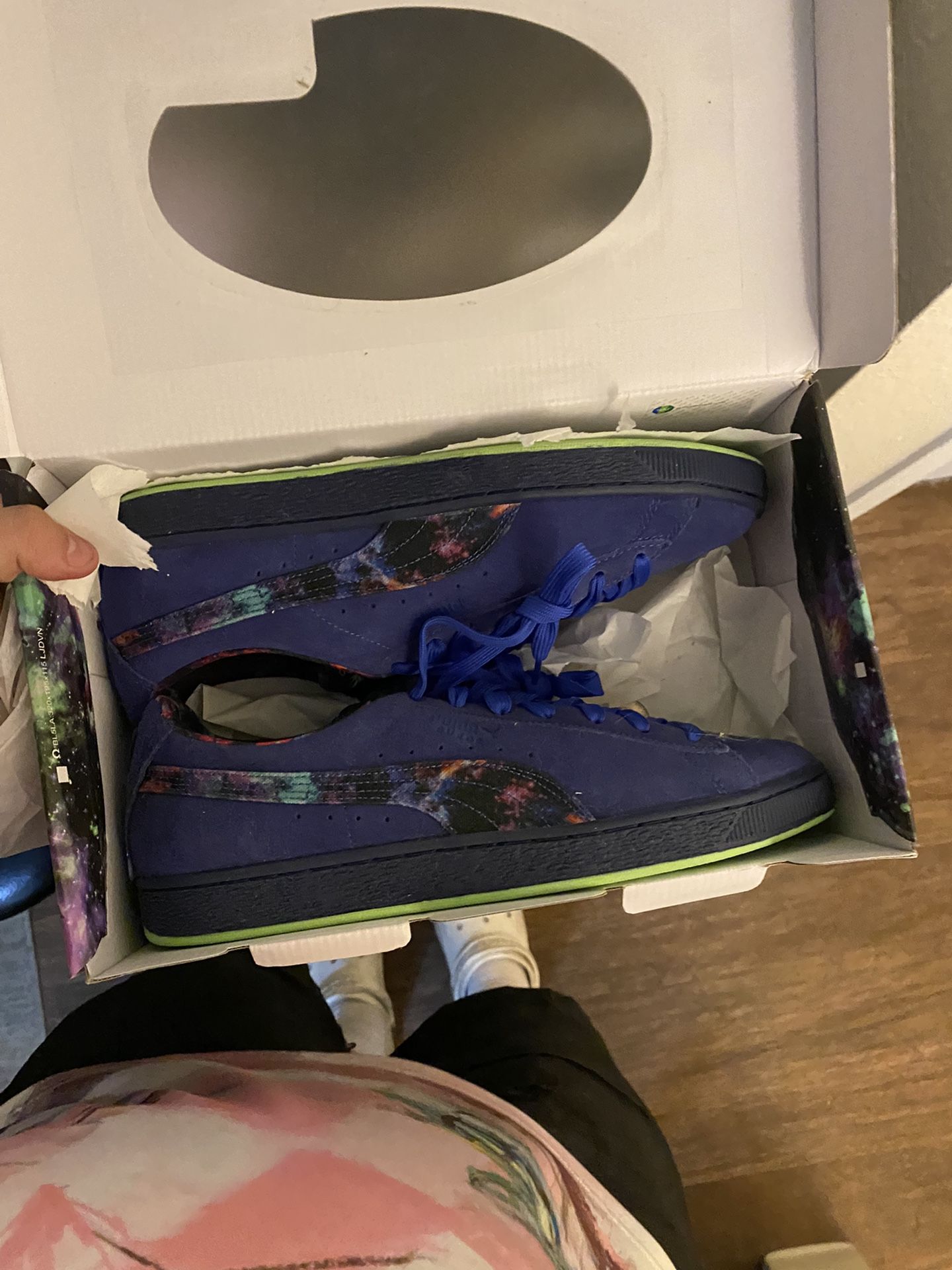 Lamelo ball Puma Suedes