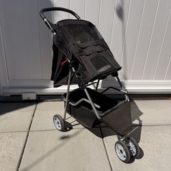 Black Pet Stroller