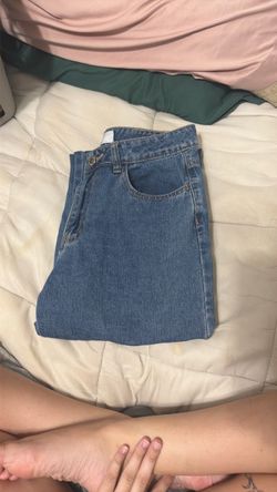 Cherry denim jeans