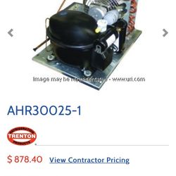 I Have two AHR30025-1 Trenton 1/4 HP COND UNIT 120/1/60 Brand new In The Box 