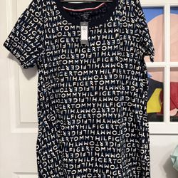 Tommy Hilfiger Sleepwear T-Shirt Navy Blue  2X 3X