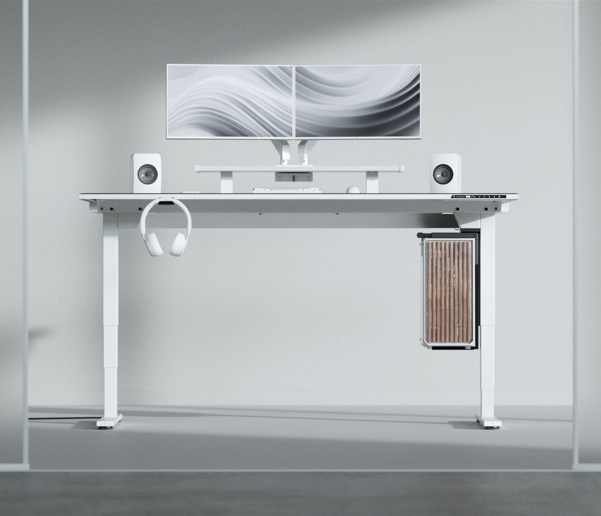 Secretlab Magnus Pro XL White Desk And Chair