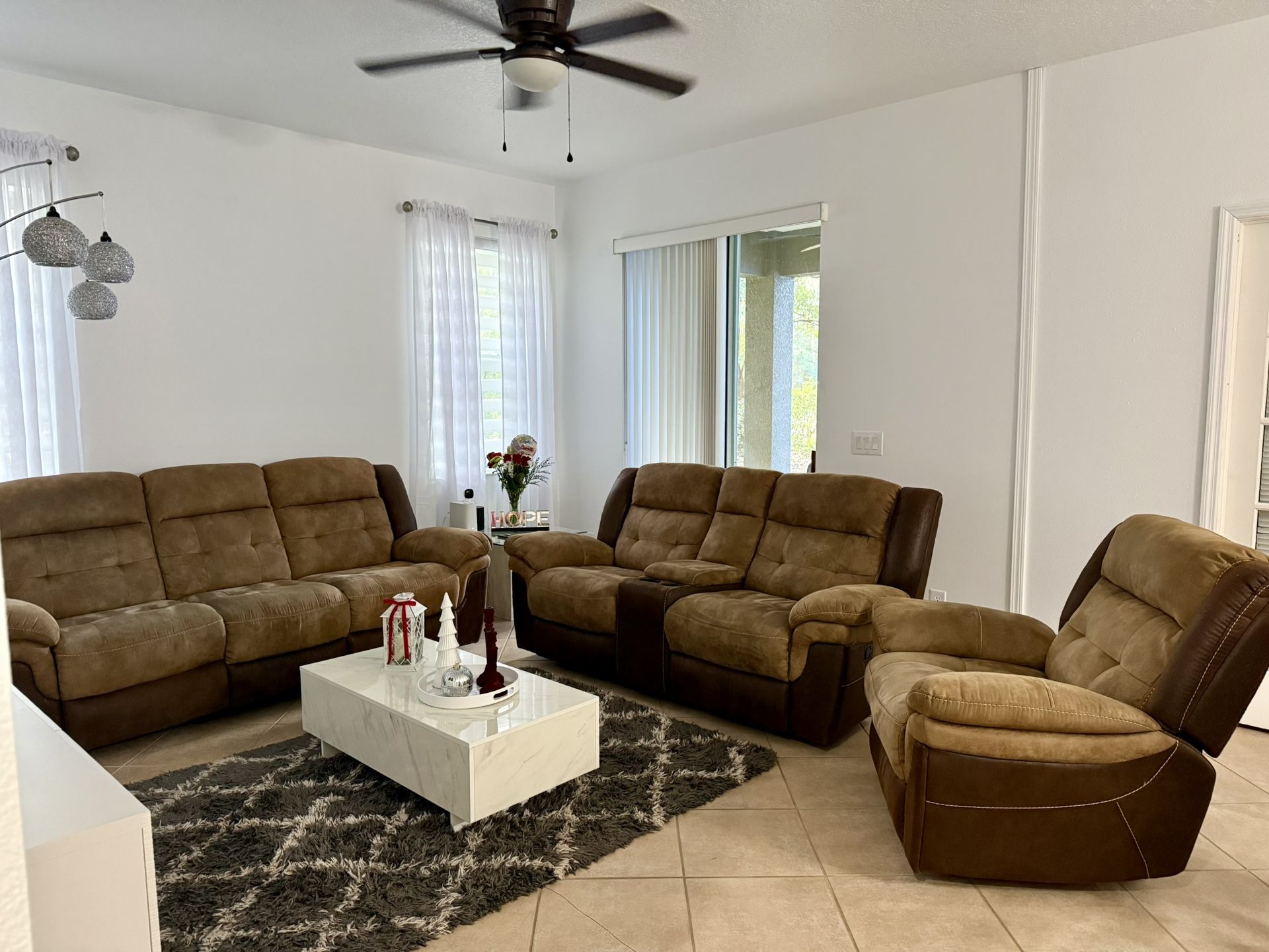 Reclaining Set Living Room Sofa