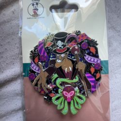 Disney Employee Center DEC Dr. Facilier Halloween Villains Wreath LE 400 Pin