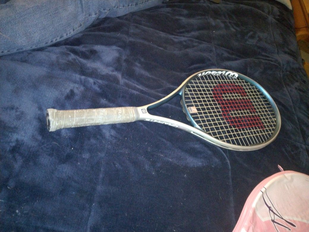 Wilson Hope Racket Informtation Wilson Hope Tennis Racket With Covercase for Sale in Bakersfield, CA ...
