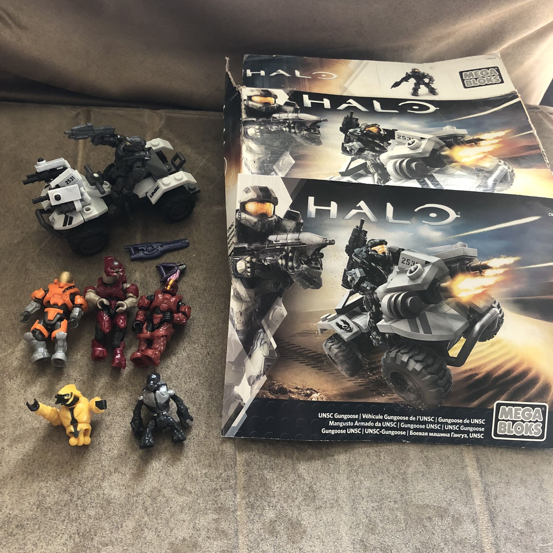 Halo UNSC Gungoose Mega Bloks And Figures