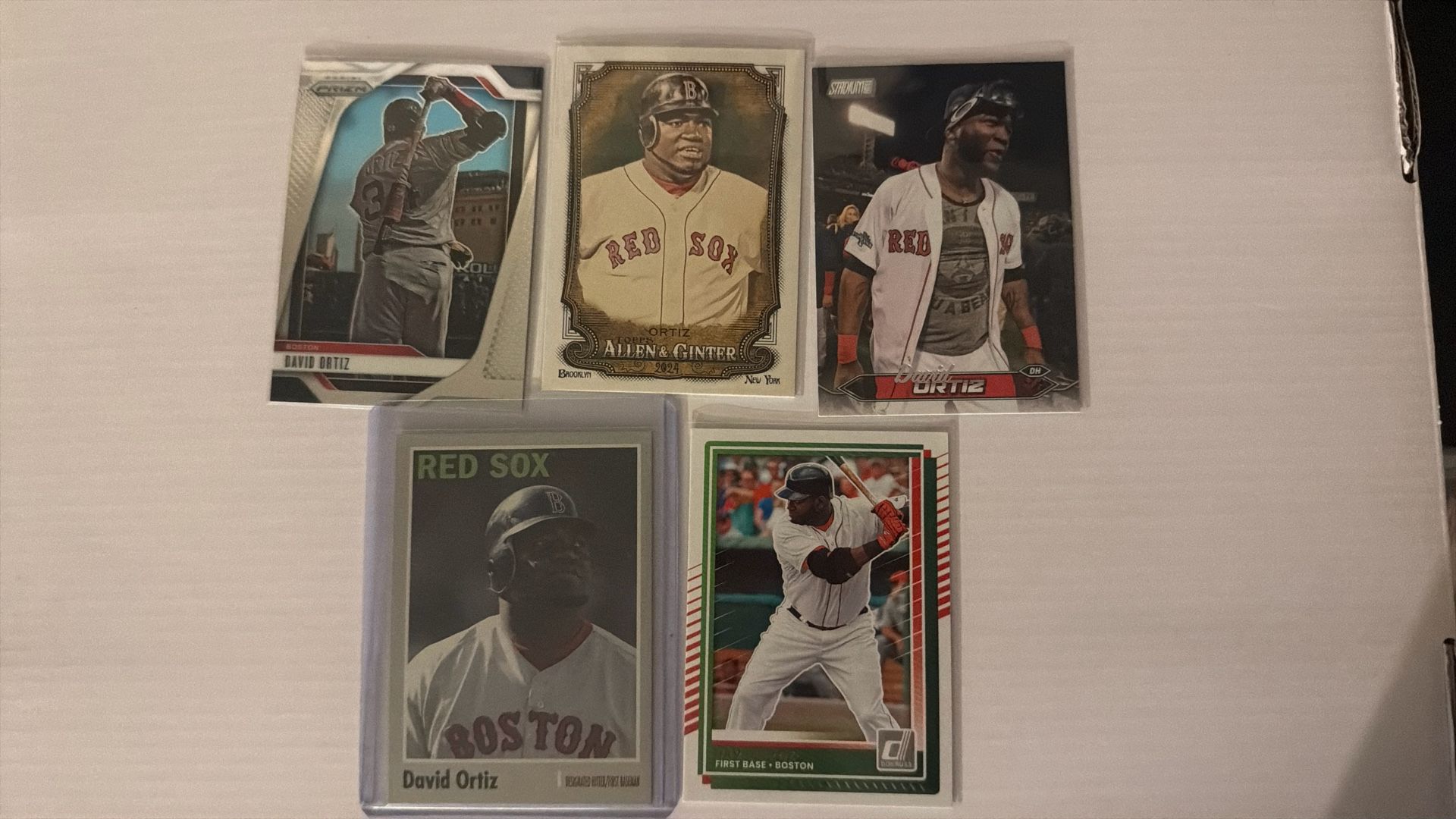 David Ortiz lot (5 card)