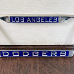 LA DODGERS BASEBALL  MLB Metal License Plate Frame