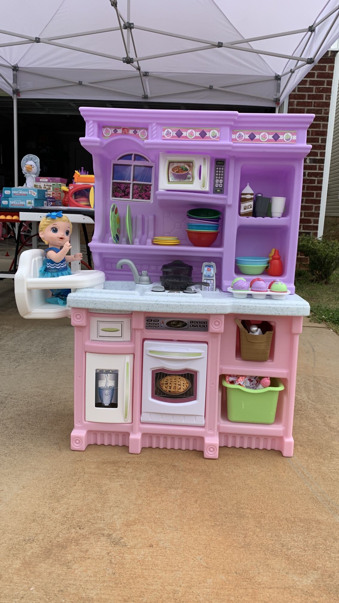 Kids Toddler Toy Kitchen Set $30