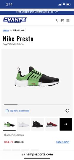 Nike  Presto (PS) Size 2 Youth 