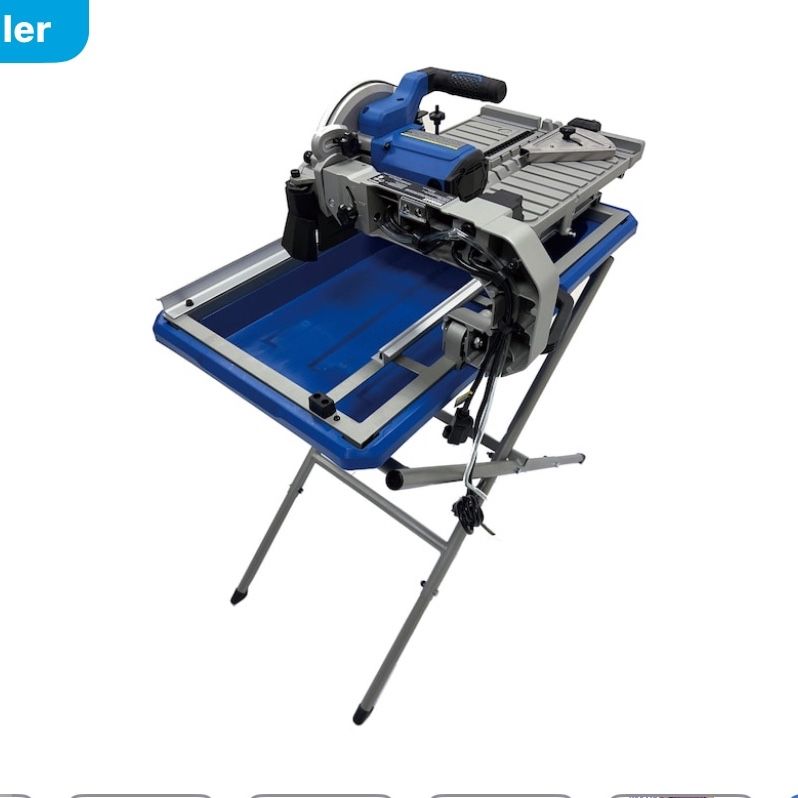 Kobalt 7" 9amp Wet Tile Saw W/Stand