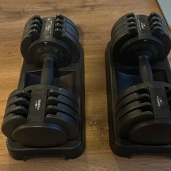 Adjustable Dumbells 11-55 Lbs 11/22/33/44/55 Lbs
