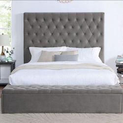 Queen Bed Frame With Mattress 