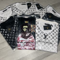 Bape And LV Shirts 