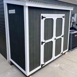 Lean To Storage Shed With Shelves
