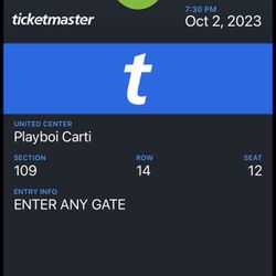Playboi Carti Anarchist 2023 Tour Chicago  