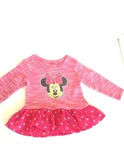 Disney Minnie pink top size 18 months