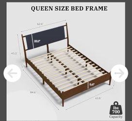 Queen Size Wood Bed Frame