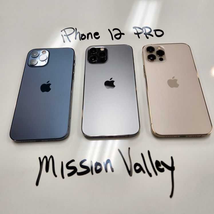 iPhone 12 PRO 128gb Unlocked | Mission Valley Store | w/ Warranty 