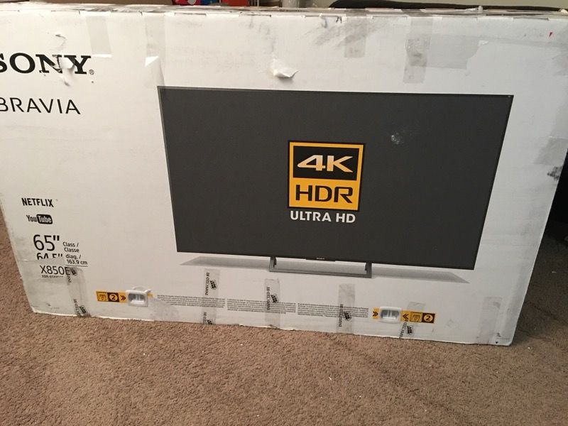 Sony 4K 65” Android Smart TV XBR65X850E