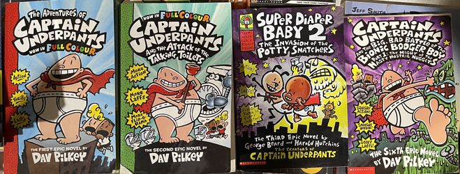 Captain Underpants Collection Books