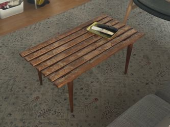 MCM Wooden Coffee Table - Midcentury
